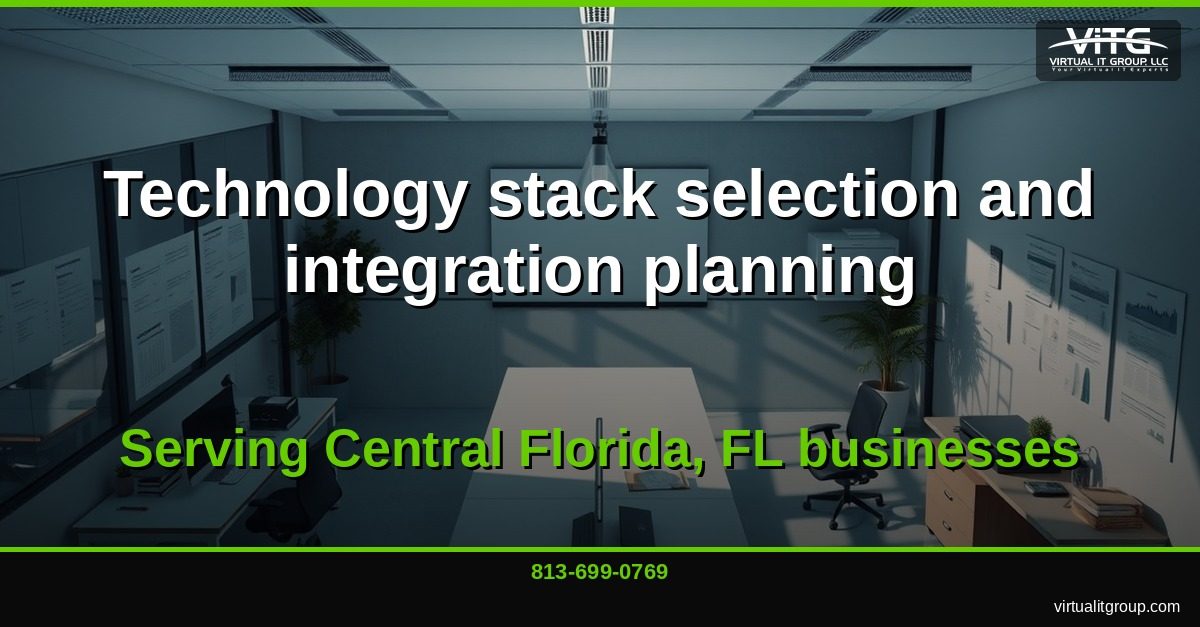 Business professionals reviewing AI strategy documents in a modern Central Florida office